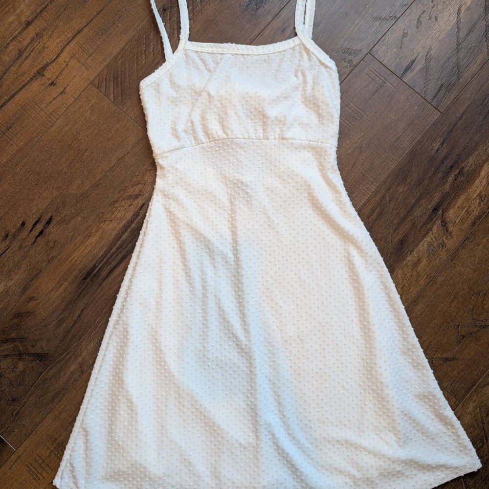 Olivia Rae Tie Back White mini dress